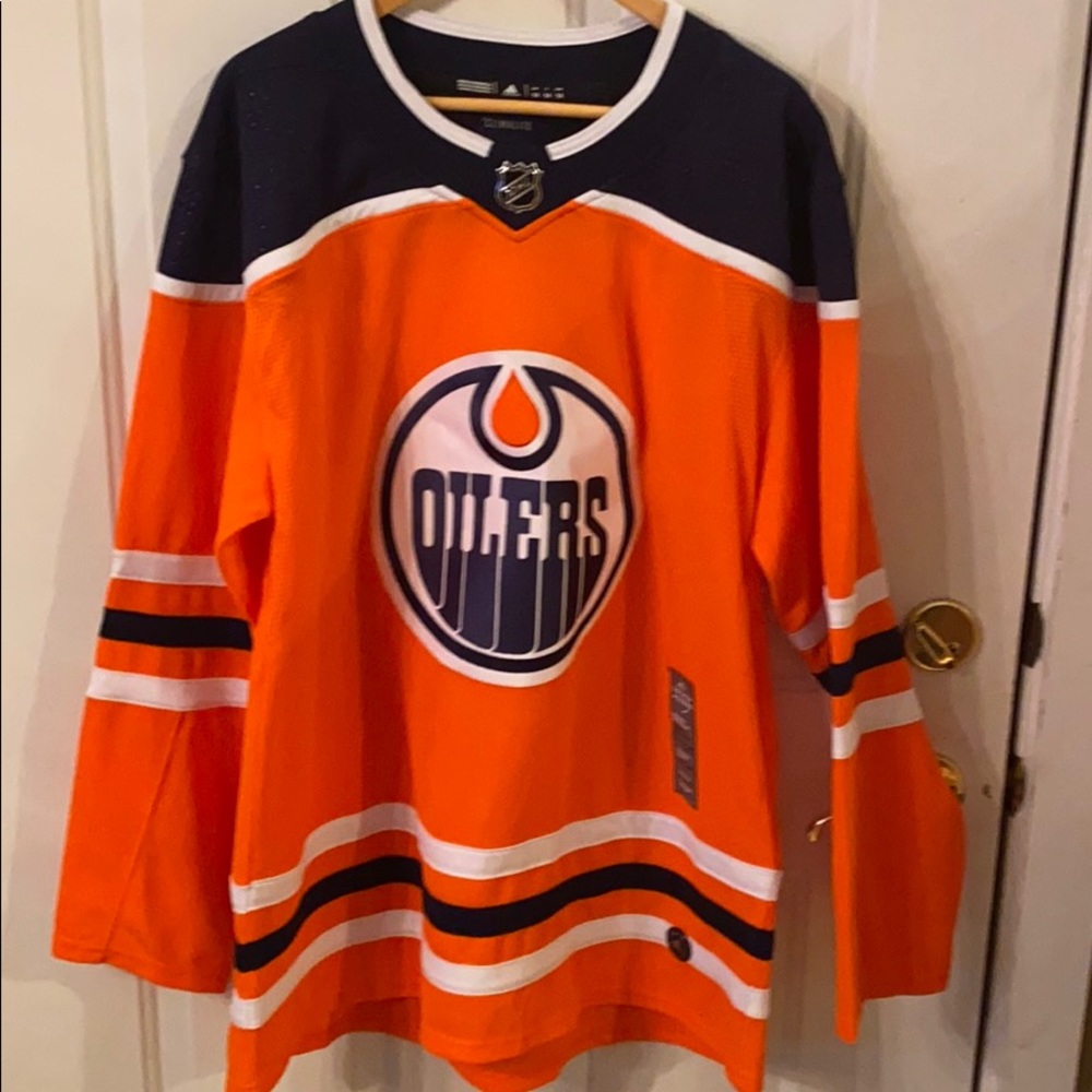 Edmonton Oilers Adidas official NHL Gameday jersey